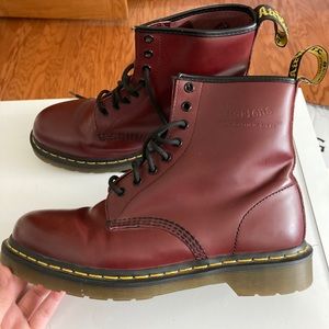 1460 Red Leather Dr. Martens